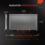 Radiator for Mitsubishi Galant (1999-2002)