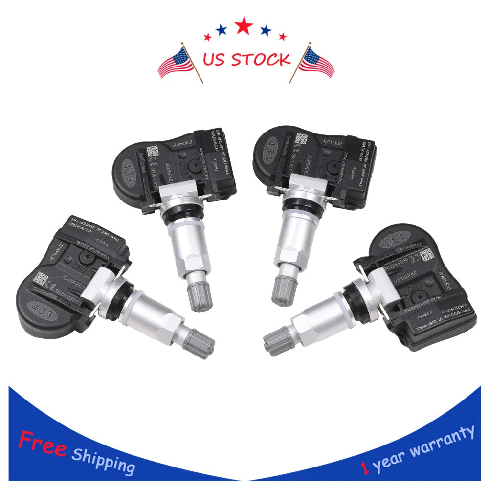 Set of 4 Tire Pressure Sensors for Dodge Grand Caravan (2008–2012)