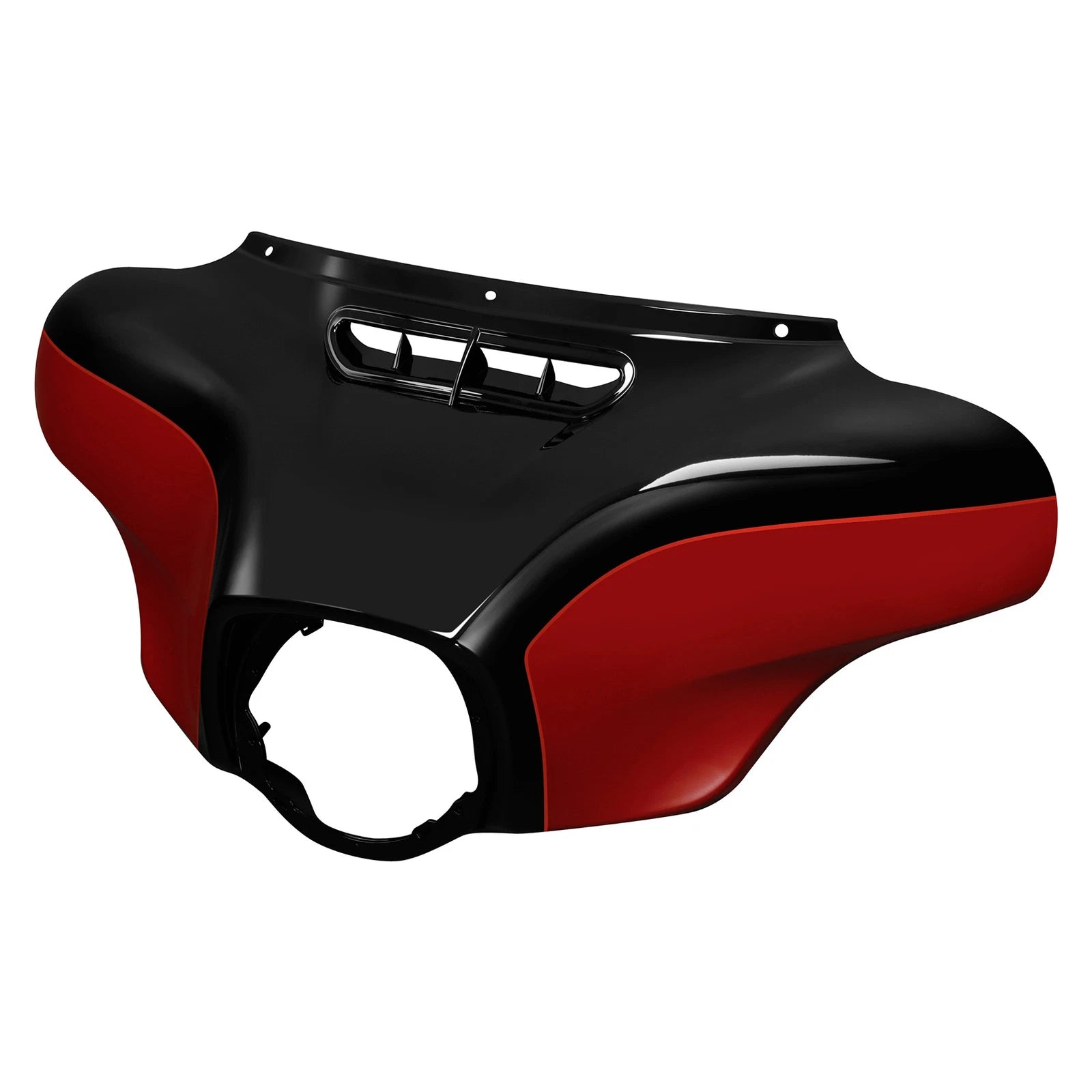 Inner Outer Fairing for Harley Street Tri Glide (2014–2023) Billiard Red/Vivid Black