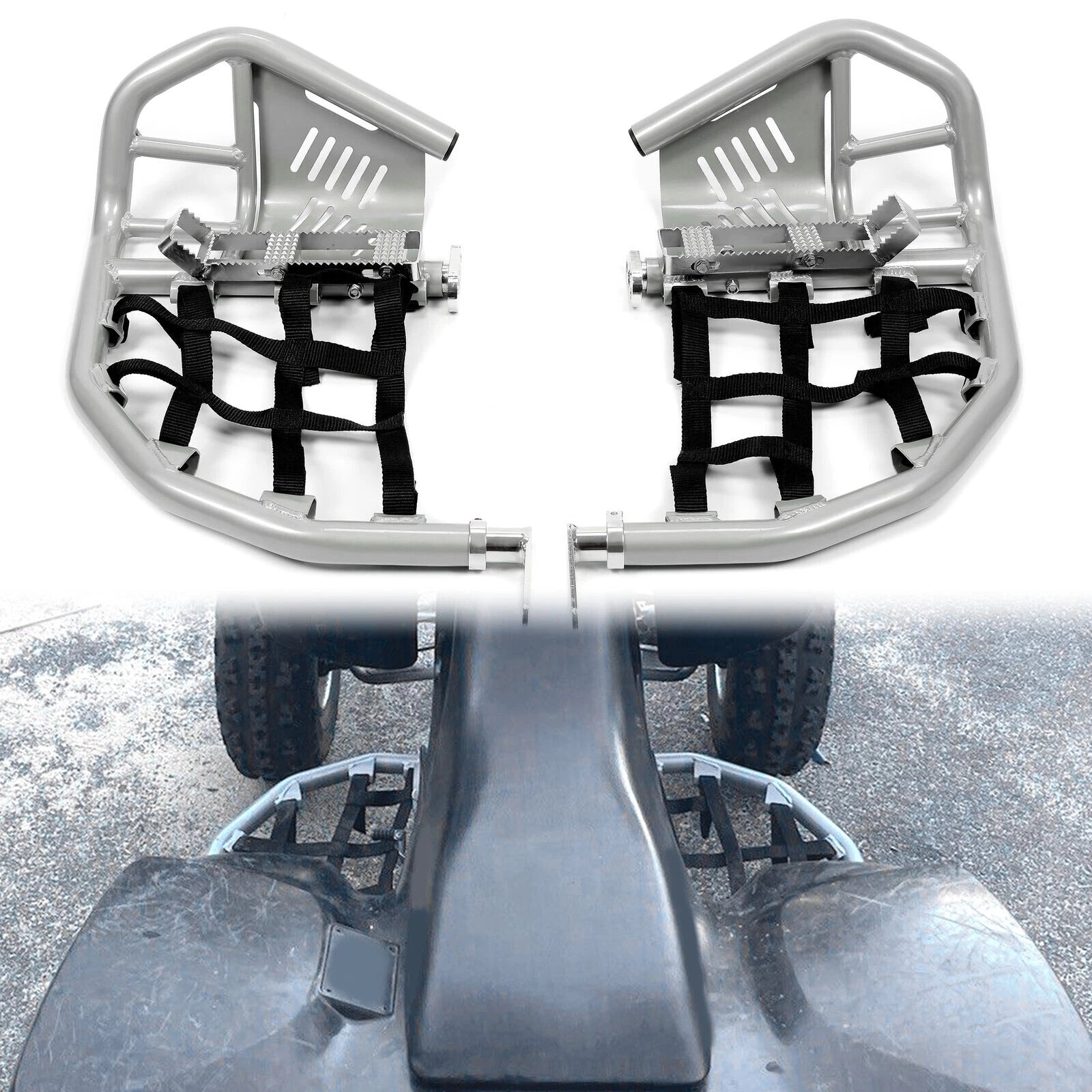 Nerf Bars Pro Peg w/Heel Guards for Honda Sportrax TRX 400EX 400X (1999–2007)