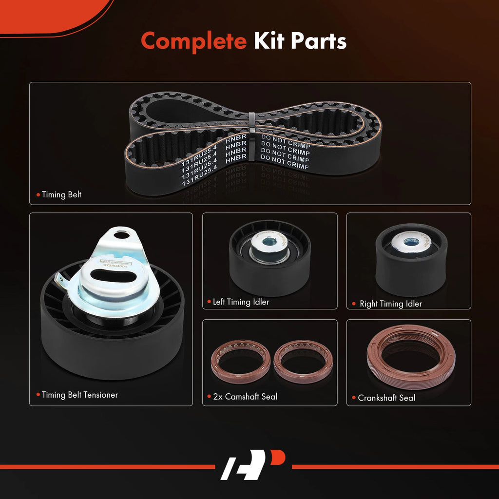 7X Timing Belt Kit for Ford Contour Mercury Mystique (1995–1997)