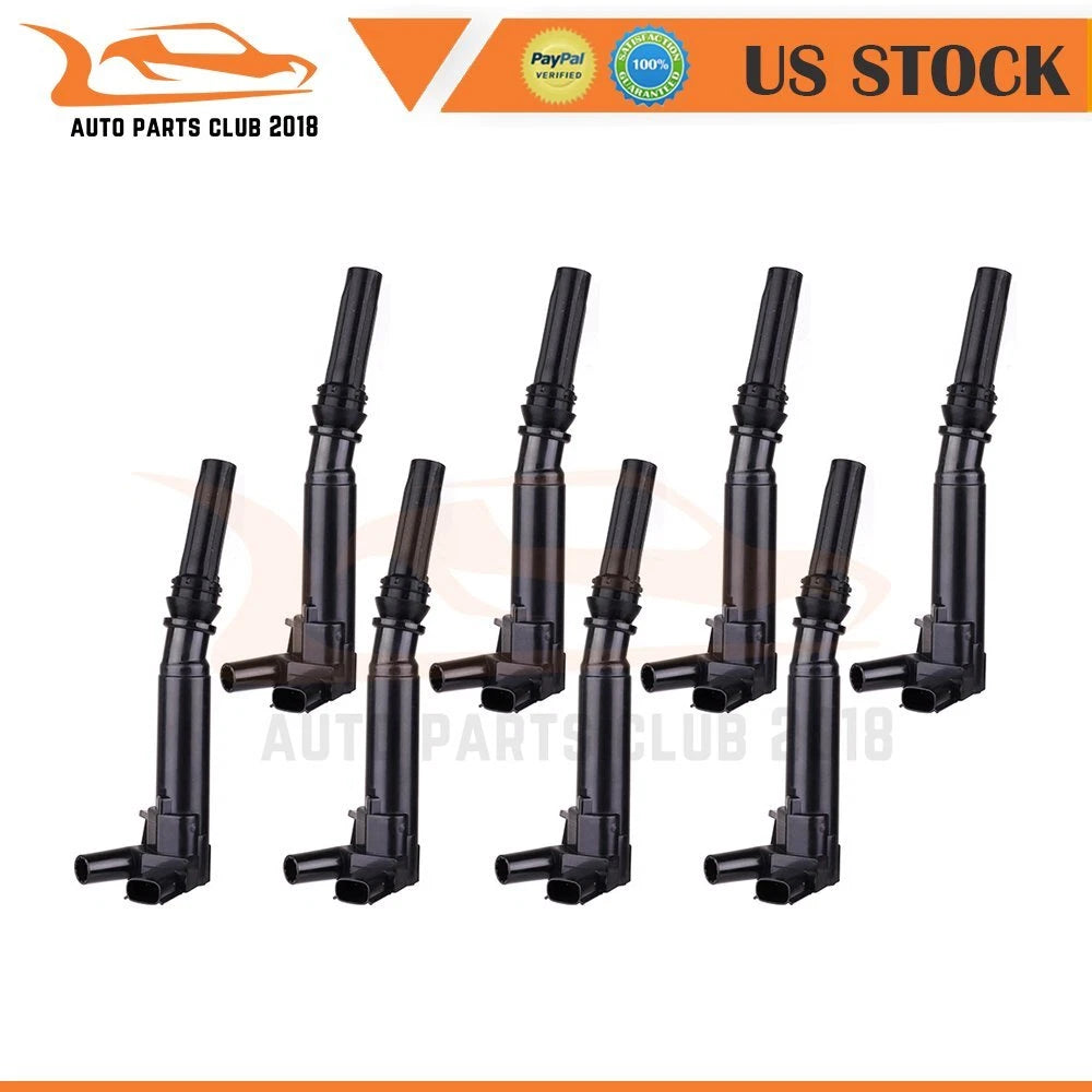 Set of 8 Ignition Coils for Ford F-150 F-250 F-350 Super Duty (1999–2023)