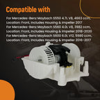 HVAC Blower Motor w/ Fan Cage for Mercedes-Benz W222 C217 (2014–2020)