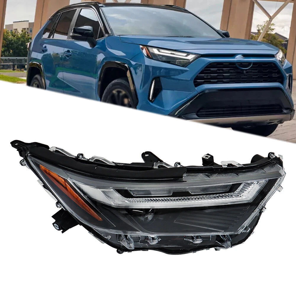 Headlight Assembly for Toyota RAV4 (2022–2024) LED Chrome Passenger Side