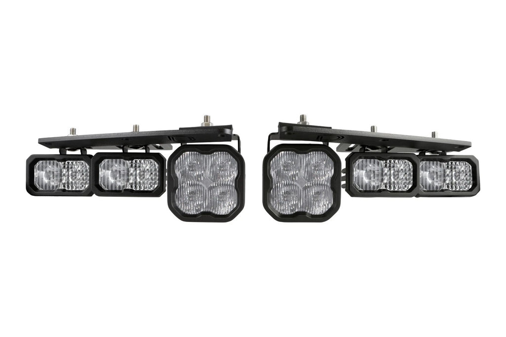 LED Fog Pocket Light Kit Stage Series for 2021-2025 Ford Bronco White Max