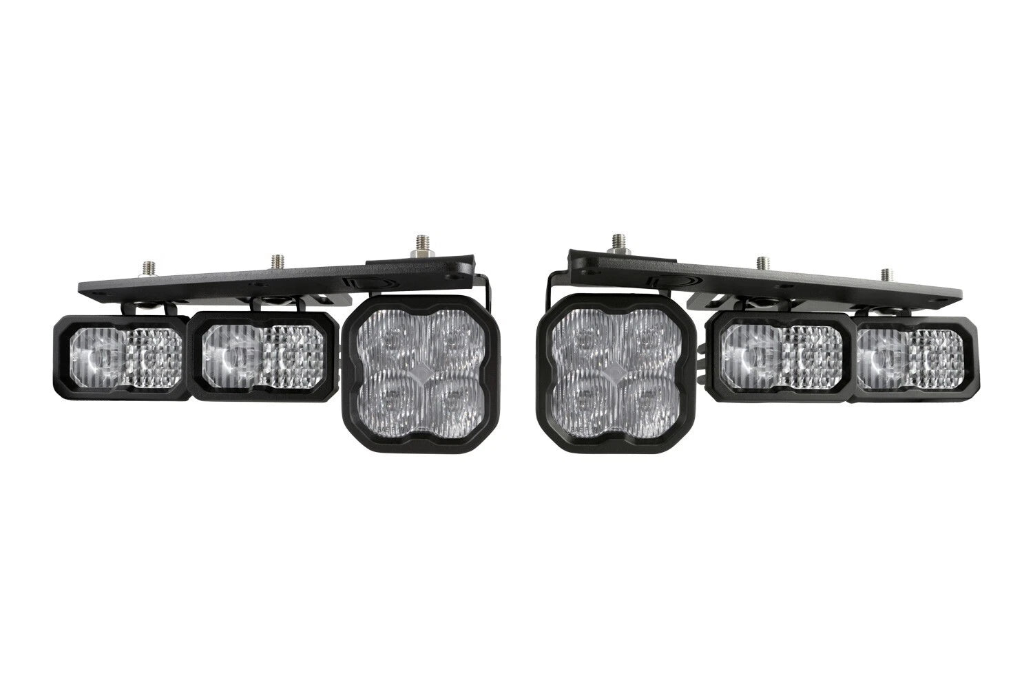 LED Fog Pocket Light Kit Stage Series for 2021-2025 Ford Bronco White Max