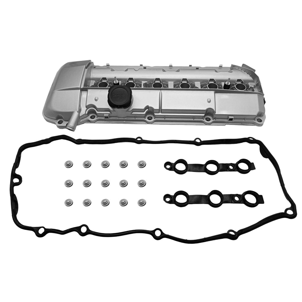 Aluminum Valve Cover w/ Gasket for BMW 325i 330i X3 X5 Z4 (2002–2006) 11127512839