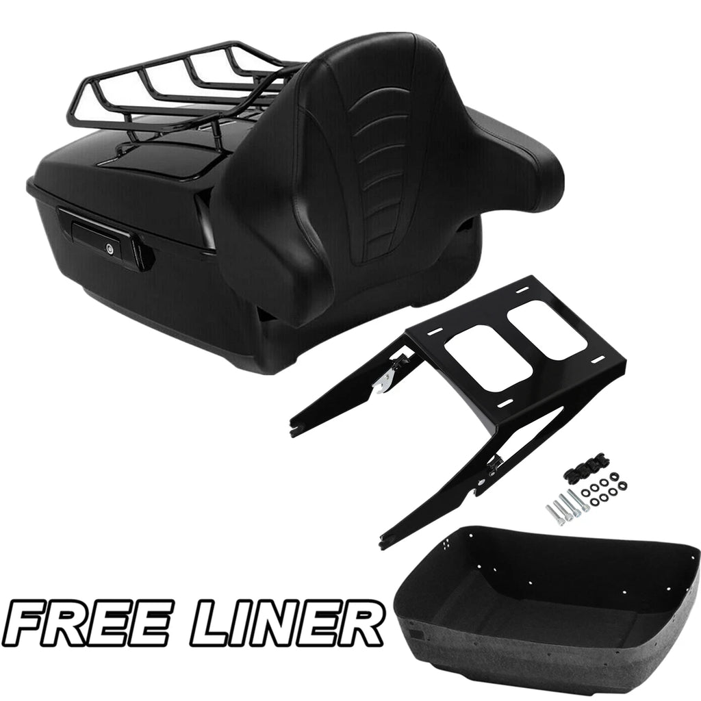 Trunk Backrest Mount Rack for Harley Sport Glide FLSB (2018–2023) Black