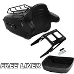 Trunk Backrest Mount Rack for Harley Sport Glide FLSB (2018–2023) Black