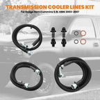 48RE Transmission Cooler Lines Kit Heavy Duty For Dodge Ram Cummins 5.9L 03-07