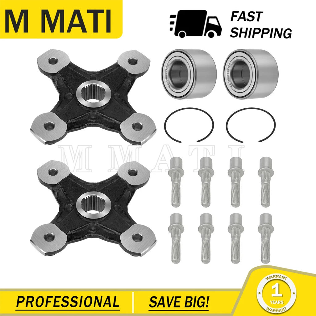 Front/Rear Wheel Hubs & Bearings Studs for Can-Am Outlander 1000/1000R (2012–2020)