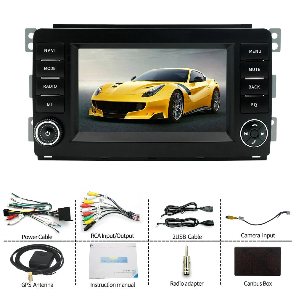 Carplay Stereo Radio for 2005-2010 Smart Fortwo 7" Android GPS 4+32GB