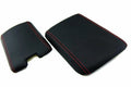 Center Console Lid Armrest for Mazda RX-8 (2004–2008) Black Red Stitch