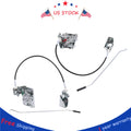 Pair Door Latch Lock & Cable Rod Assembly for Ford F-Series (1992–1997)