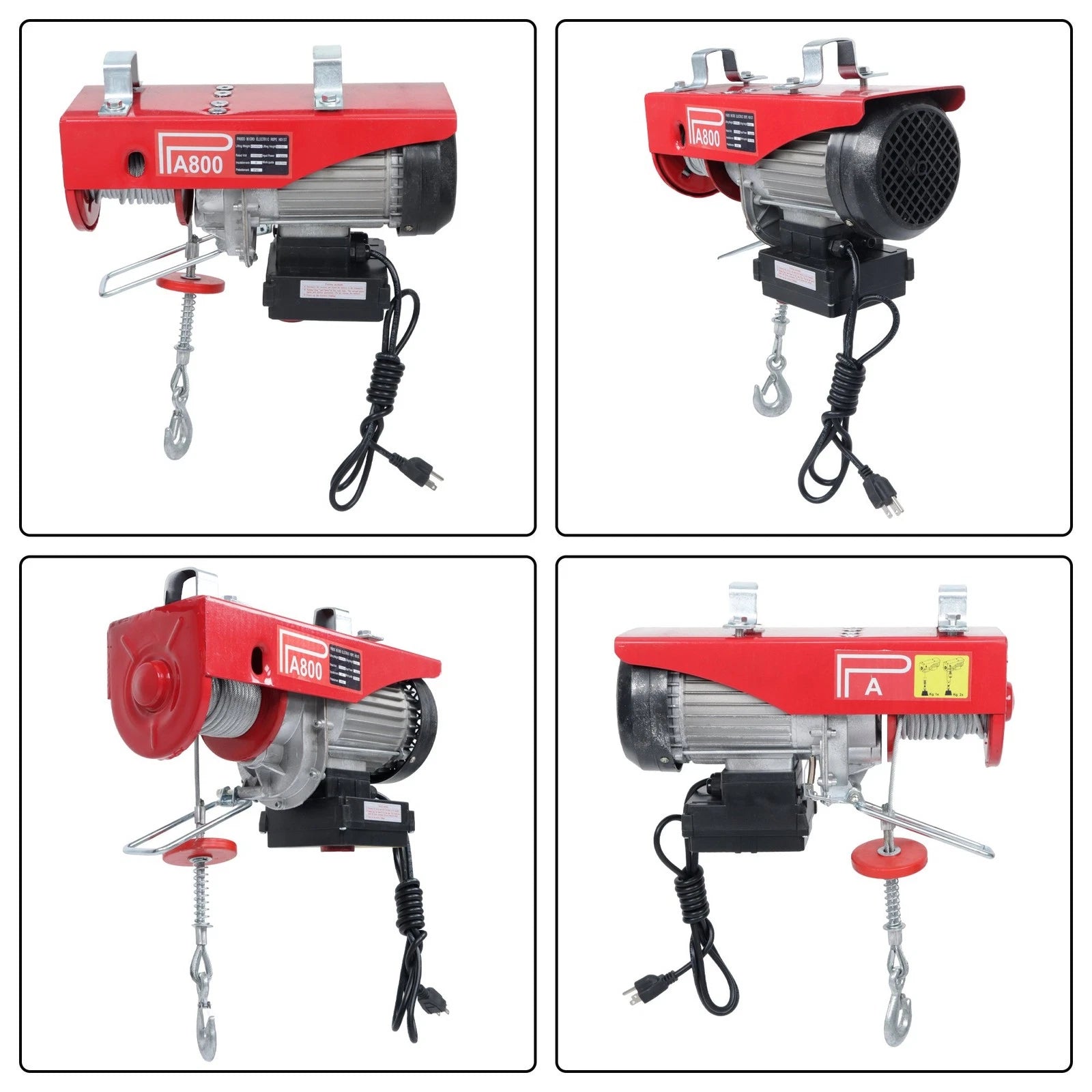 Wireless Remote Control Electric Hoist Crane Winch for Various Models (1760 lbs)