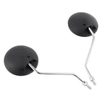 Black Round Mirror Set for Honda Express Spree Gyro Elite 50 (NA NC NQ NX SE TG50)