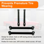 Front Upper Lower Control Arms for Dodge Ram 1500/2500/3500 4x4 (1994–2009)