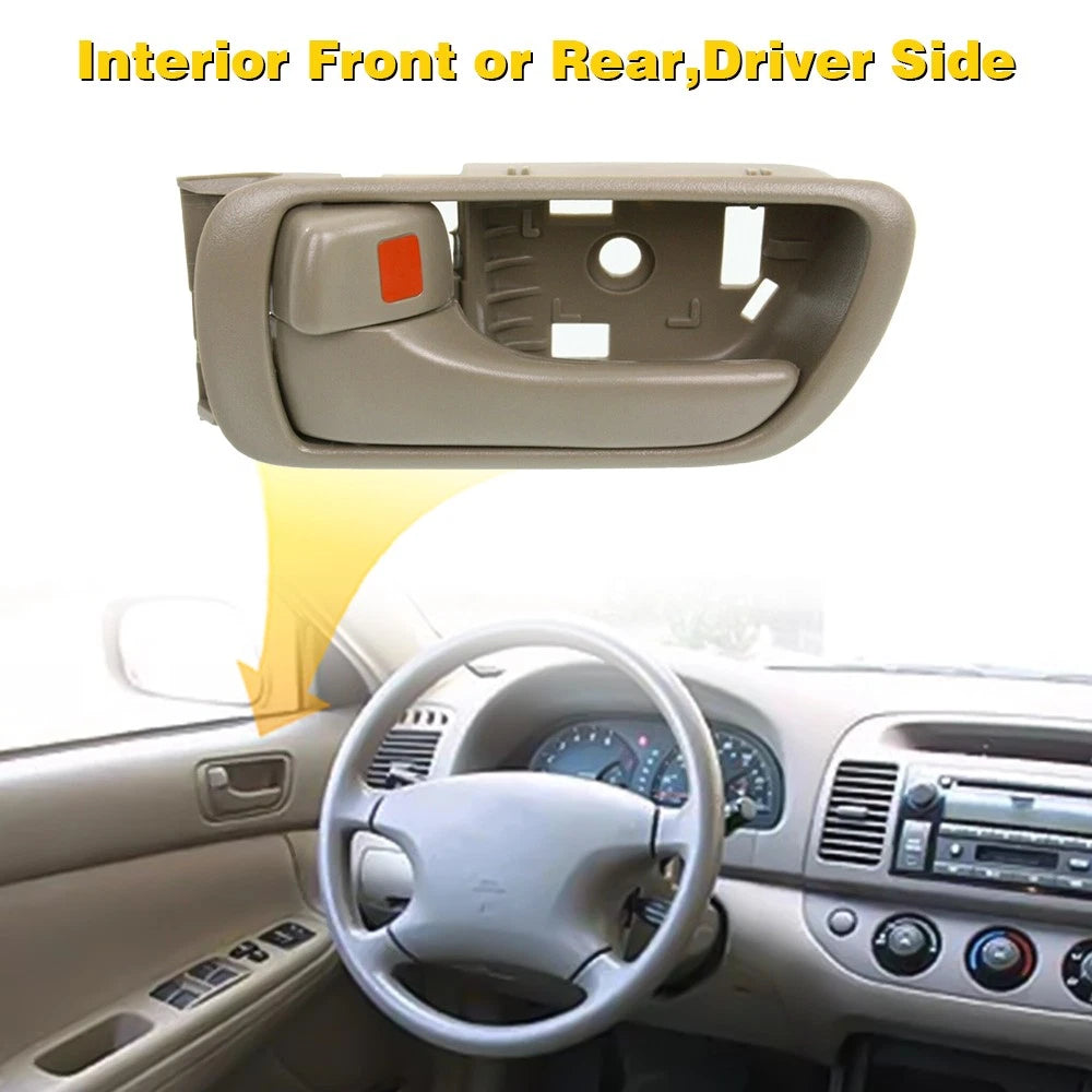 Set of 2 Interior Door Handles for Toyota Camry (2002–2006) Left Driver Side