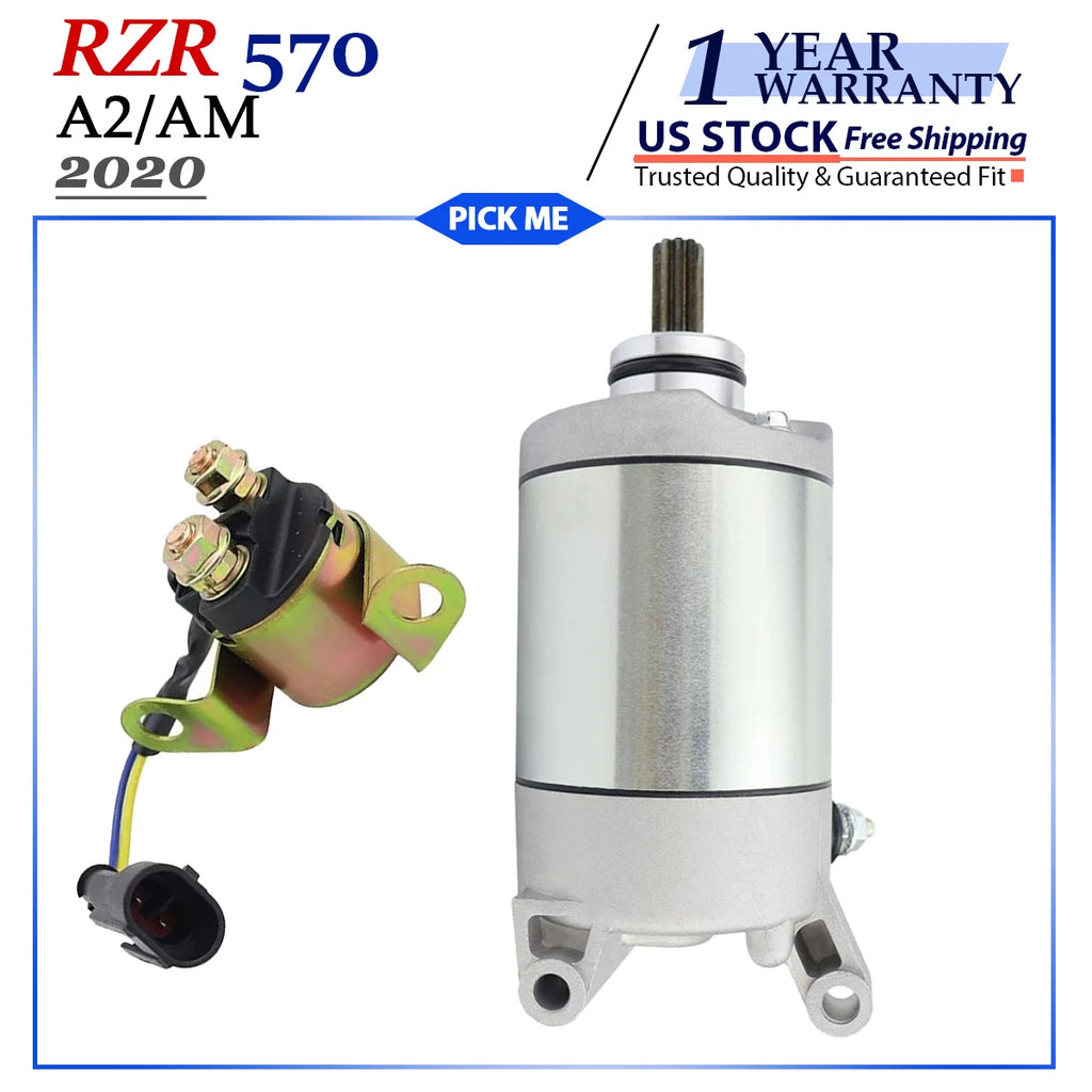 Starter for Polaris RZR 570 (2020) A2/AM with Relay