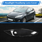 Headlight Lens Cover for Ford Fiesta (2009–2012) PC Clear