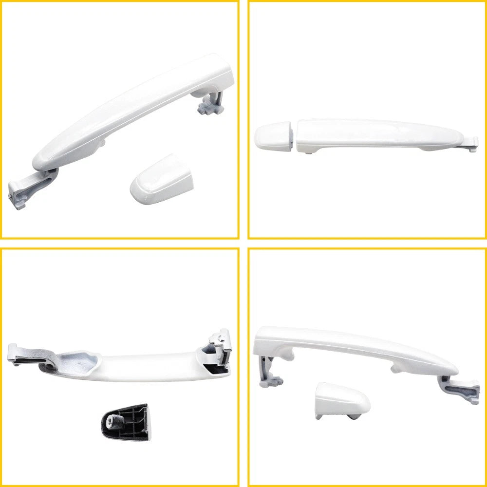 Rear White Exterior Door Handle for Toyota Sienna (2004–2010)