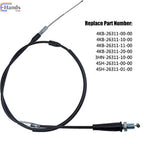 Throttle Cable for Yamaha YFM250 YFM350 YFM400 Warrior Wolverine Kodiak Big Bear (US)
