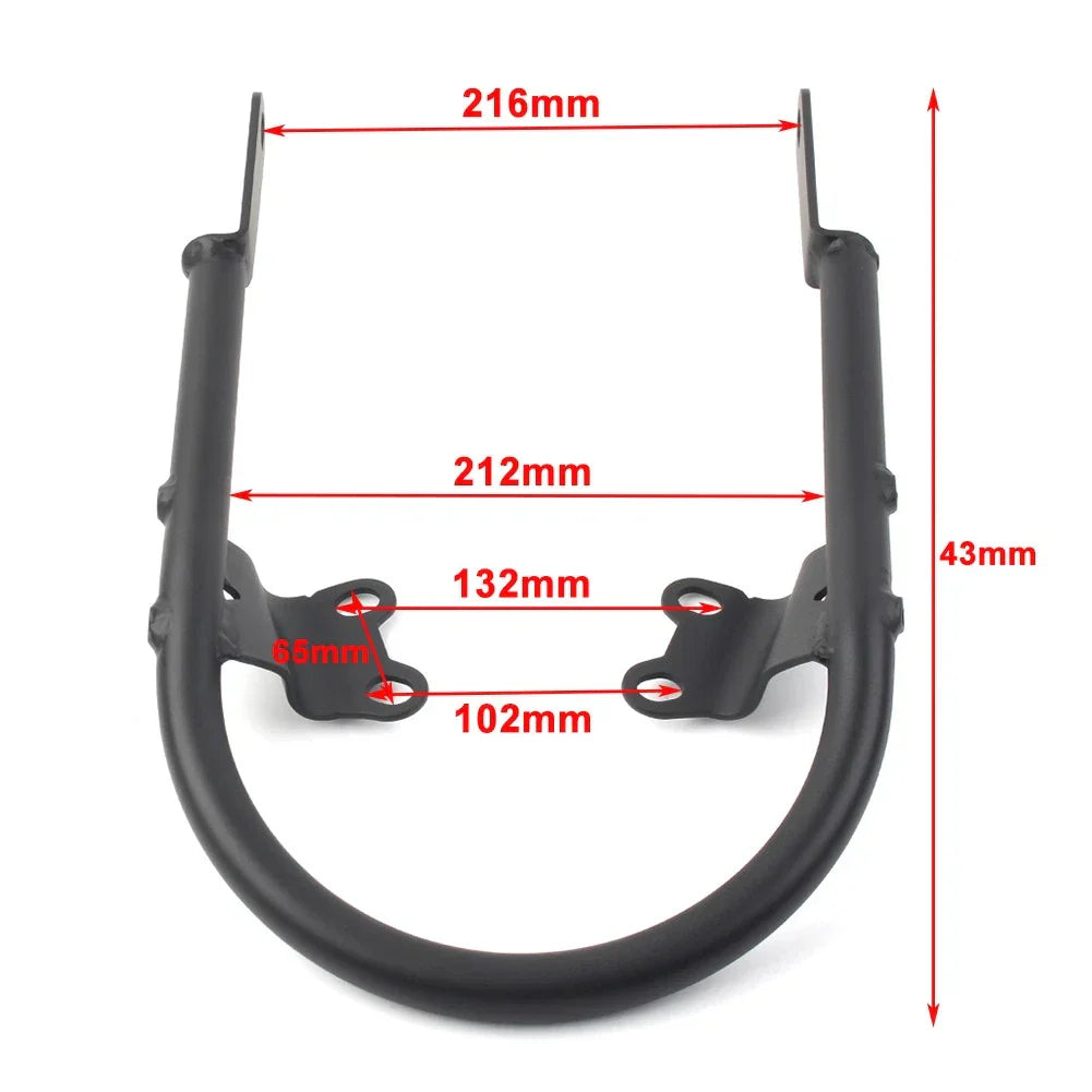 Rear Passenger Grab Rail & Rack Mount for Street Scrambler, Street Twin (2016-21)