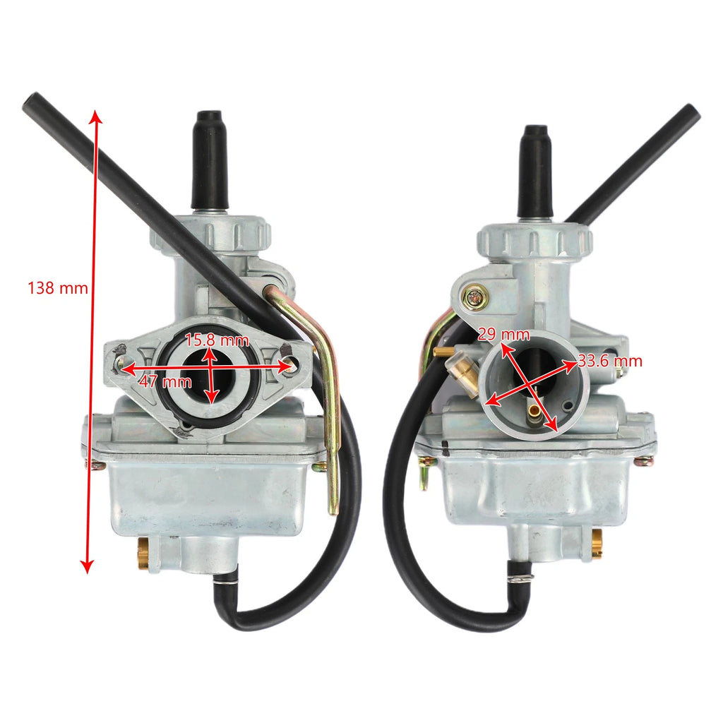 PZ16 Carburetor Hand Choke for 50cc 70cc 90cc 110cc ATV Dirt Bike Go Kart