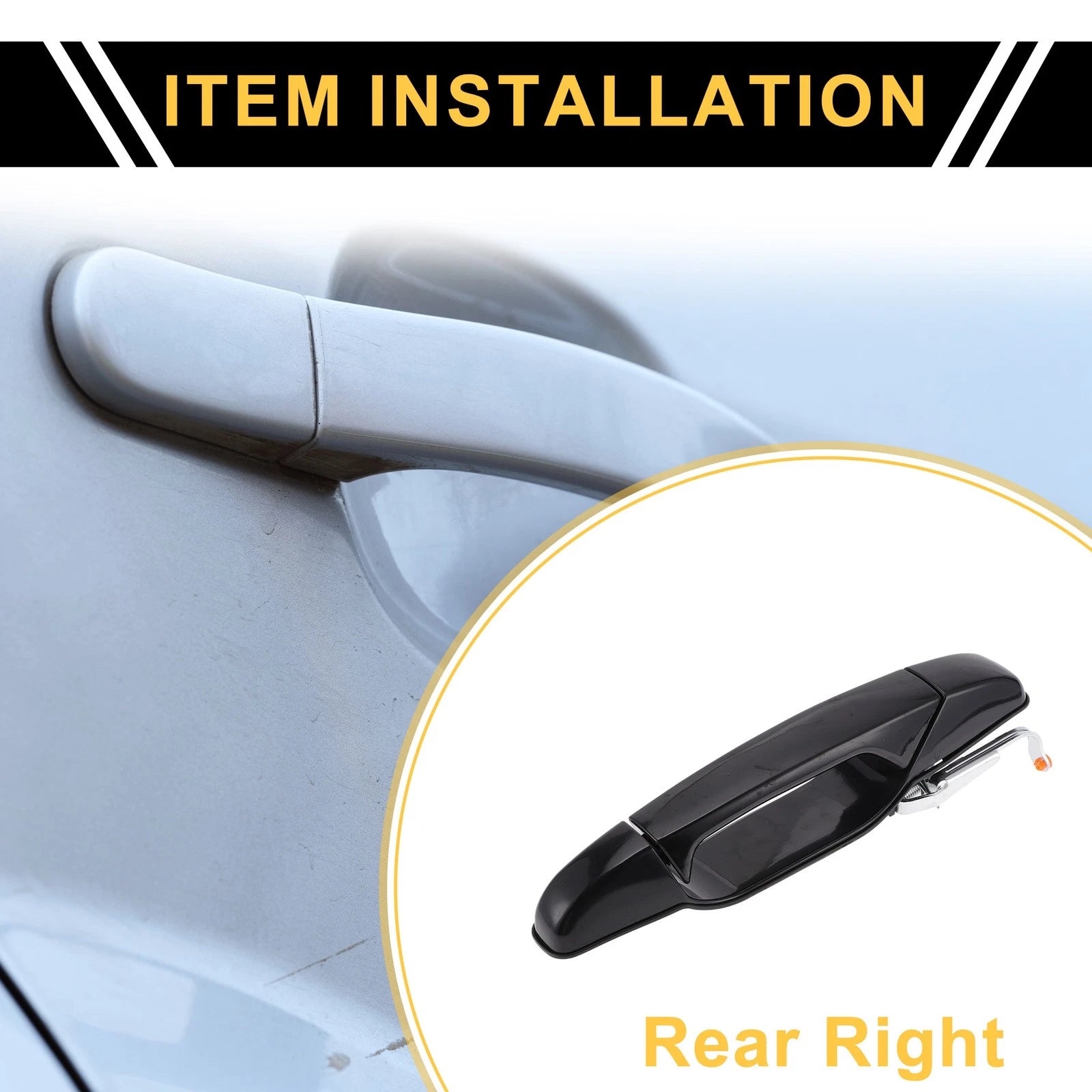 Rear Right Exterior Door Handle for Cadillac Escalade (2007–2013) No. 25890260