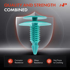 8mm Nylon Door Trim Panel Retainer Fastener for Chevy Buick Saturn (50-8)