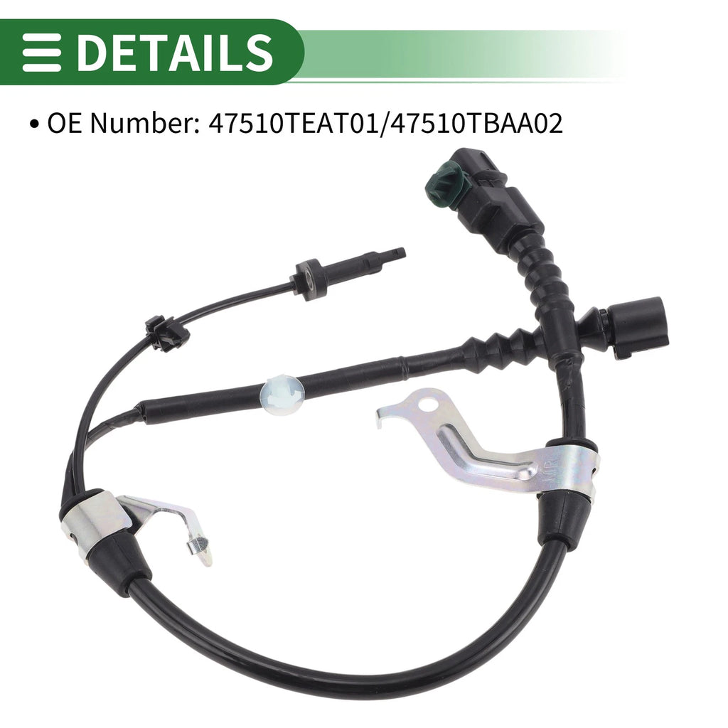 ABS Wheel Speed Sensor No. 47510TEAT01 for Honda Civic (2017–2020)
