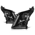 Projector Headlights for Cadillac SRX (2010–2016) - Clear Corner Black