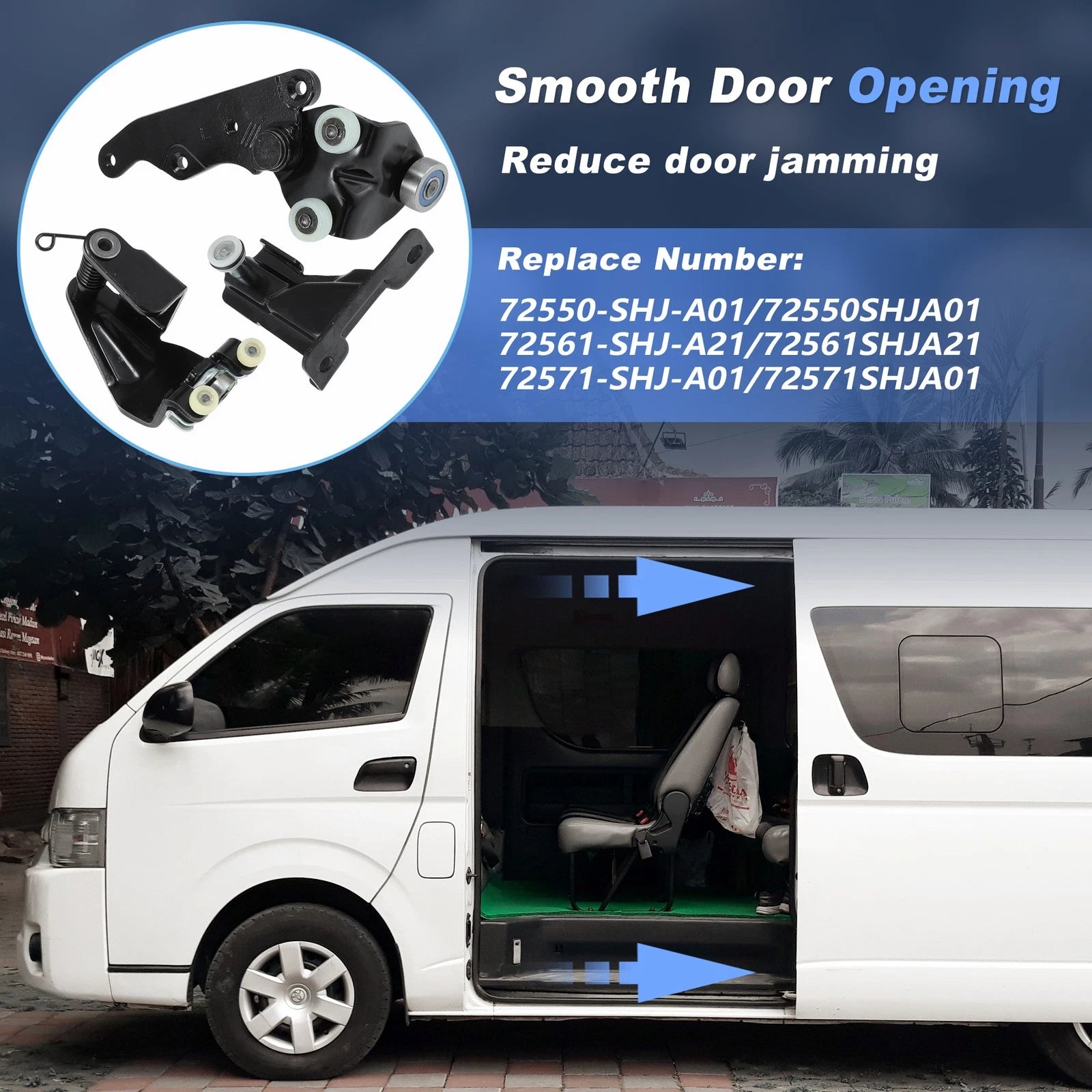 Sliding Door Roller for Honda Odyssey (2005–2010) 72550-SHJ-A01