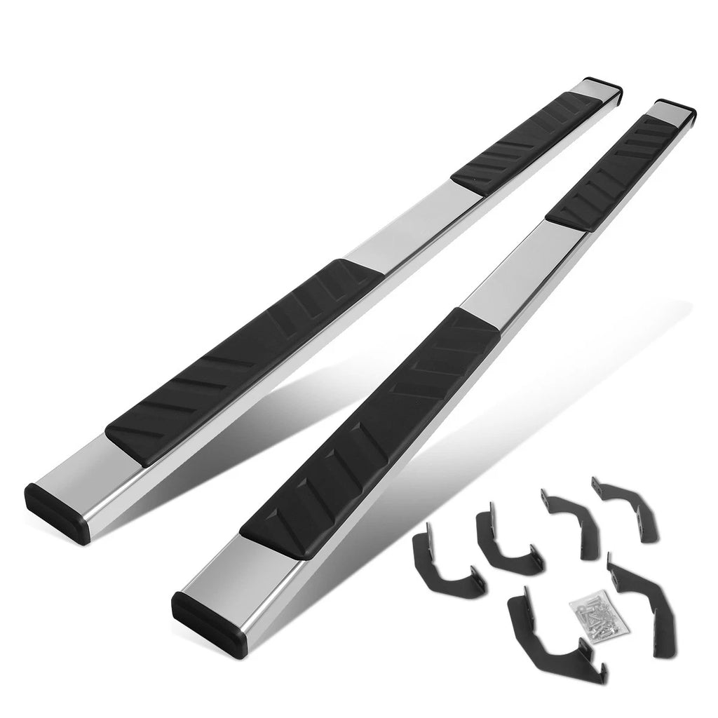 5" Stainless Steel Flat Running Boards for Tacoma Double Cab (2005–2022)