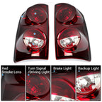Pair Red Smoke Tail Lights for Dodge Ram 1500 (2007–2008) & Ram 2500/3500 (2007–2009)