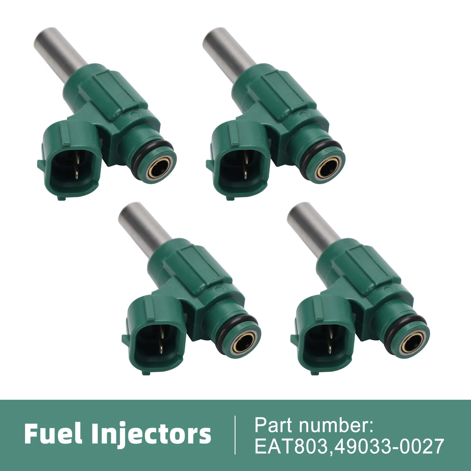 Set of 4 Fuel Injectors EAT803 49033-0027 for Kawasaki Ninja ZX10R ZX1000 (2011–2017)