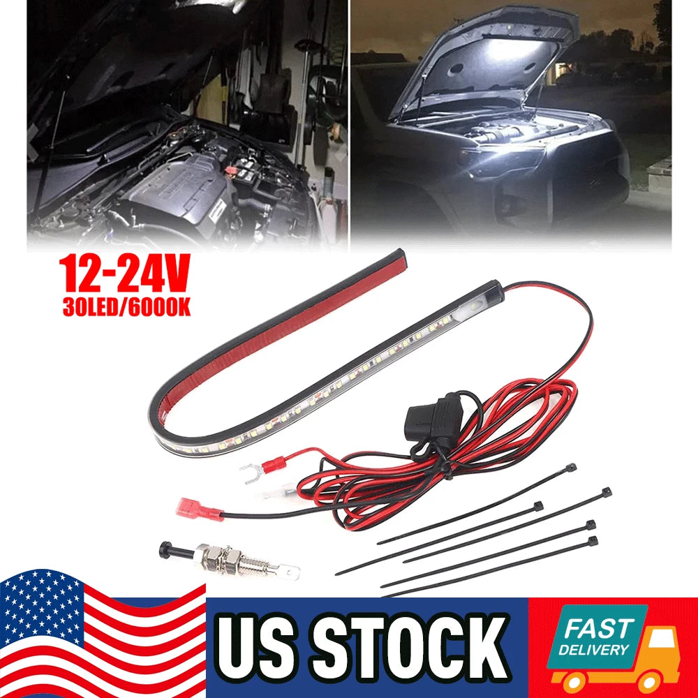 Under Hood LED Light Kit for Universal Fit (Automatic On/Off)