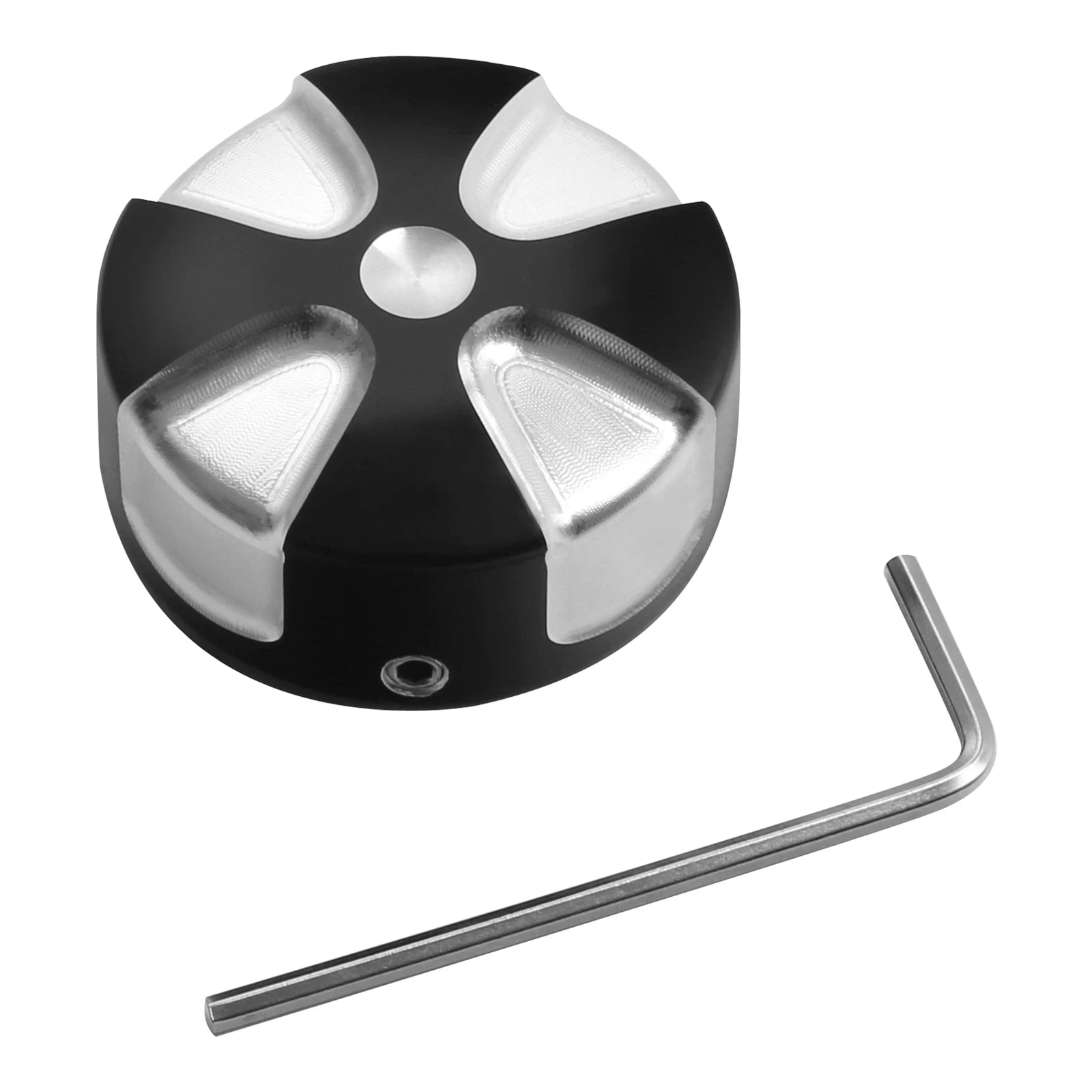 Triple Tree Top Upper Fork Nut Bolt Cover for Harley Sportster XL (2009–2013)