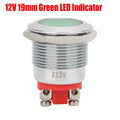 12V DC Indicator Light for Universal Applications (19mm)