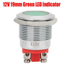 12V DC Indicator Light for Universal Applications (19mm)