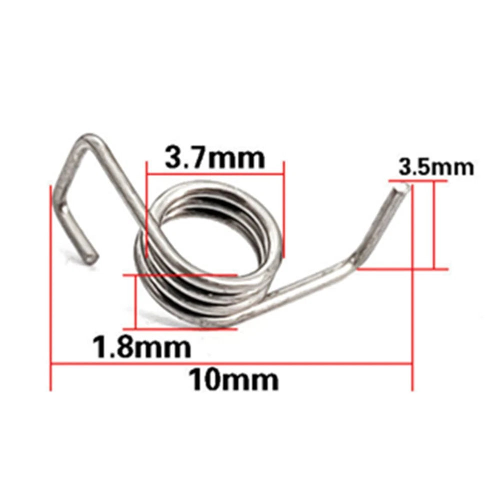 Fishing Reel Spring Set of 2 for ABU Garcia (0.4mm, 0.9mm)