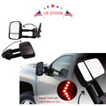 Power Heated LED Tow Mirrors for Chevy Silverado 1500/2500/HD/3500 (2003–2006)