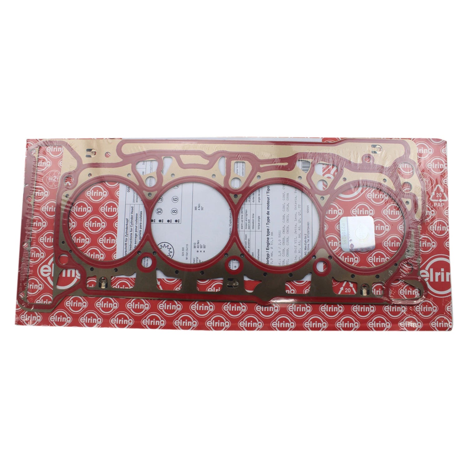 Elring Engine Cylinder Head Gasket for Audi Porsche Seat Volkswagen (008.040)