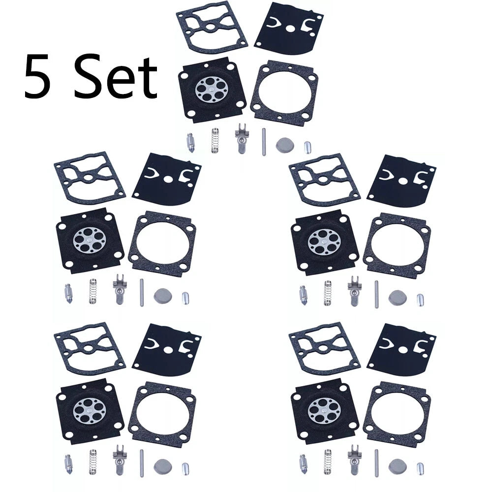 Set of 5 Carb Repair Kits for STIHL BG66 BG86 (ZAMA RB-164 RB-155)