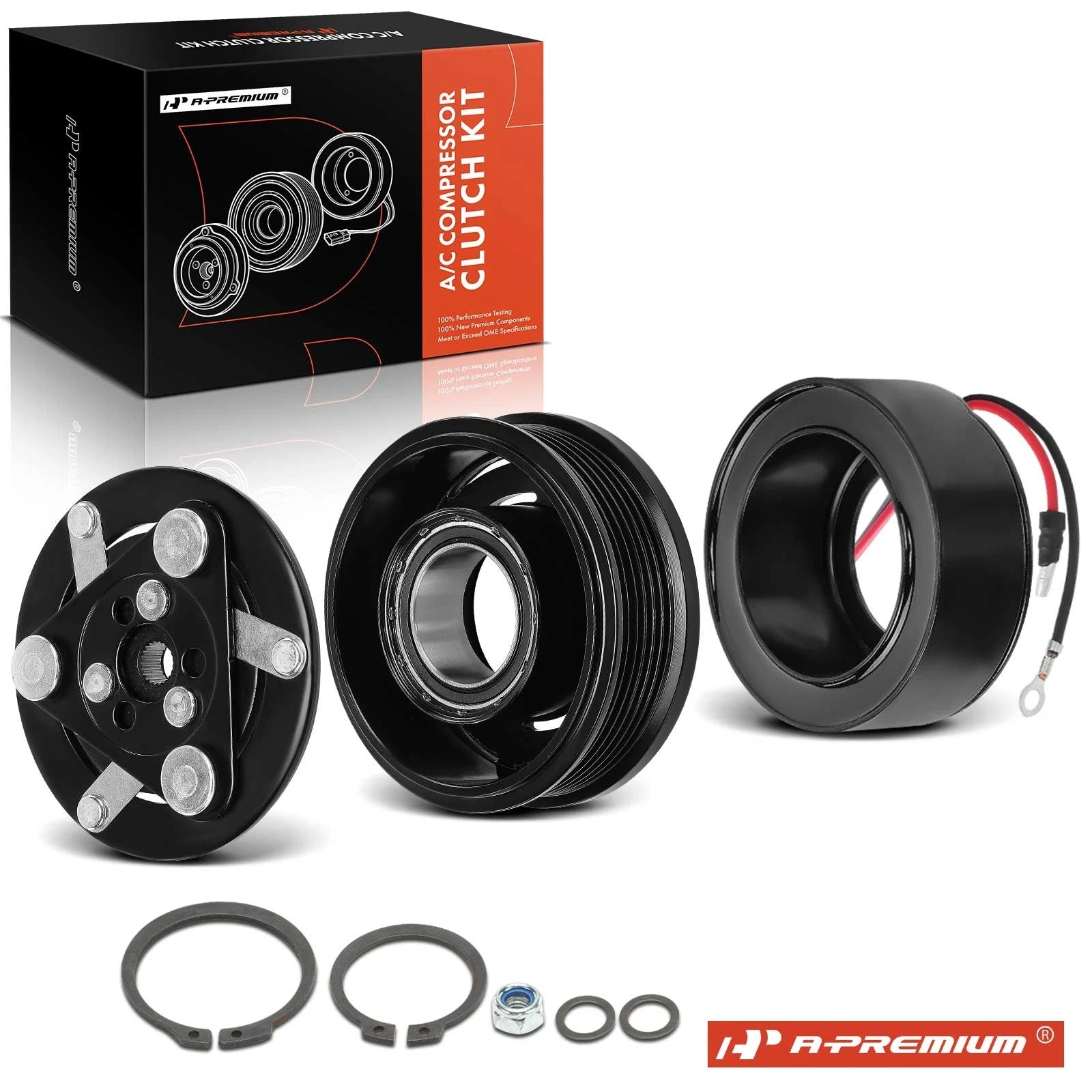 A/C Compressor Clutch Kit for Chevrolet Trailblazer GMC Envoy XL (2002–2009)