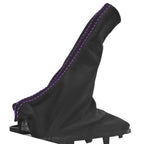 E Brake Boot for Ford Mustang (2015–2020) Black with Purple Stitch