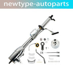 32" Tilt Steering Column with Key & Wheel Adapter for Hot Rod (Chrome)