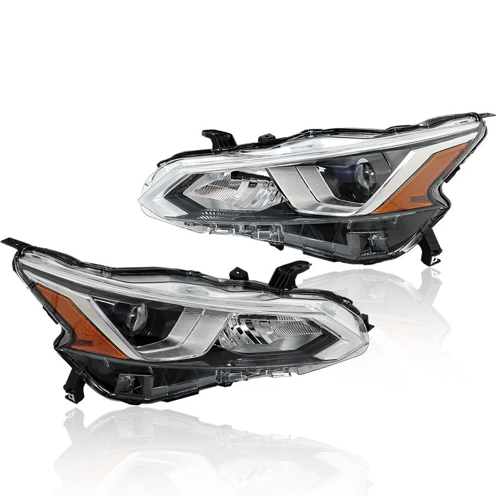 Set of 2 Halogen Projector Headlights for Nissan Altima (2019–2020)