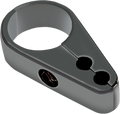 Die-Cast Cable Clamp for Harley Dual Throttle (1" Frame, Black)