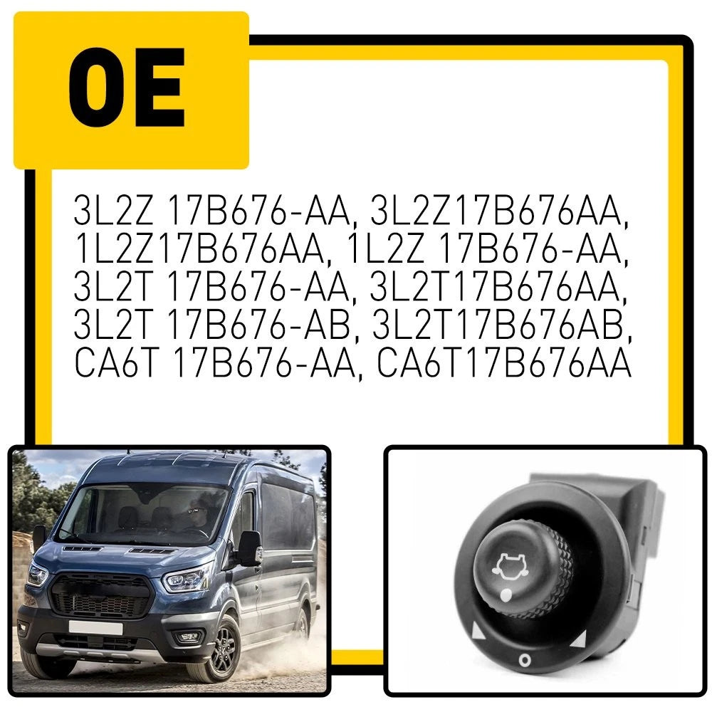 Power Mirror Control Switch for Ford Transit (2015-2023)
